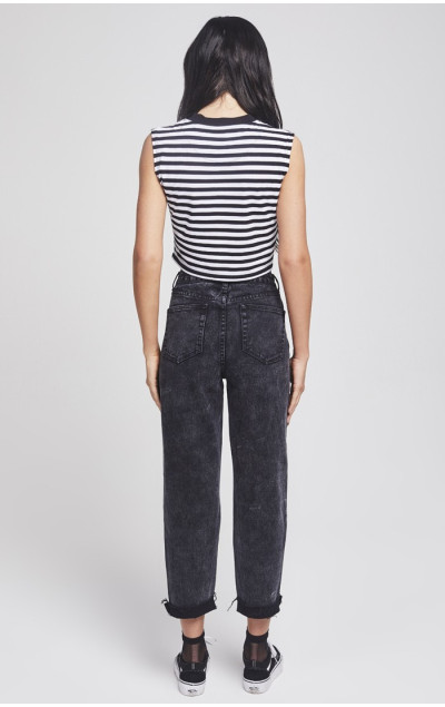 Sik Silk Retro Stripe Crop Vest