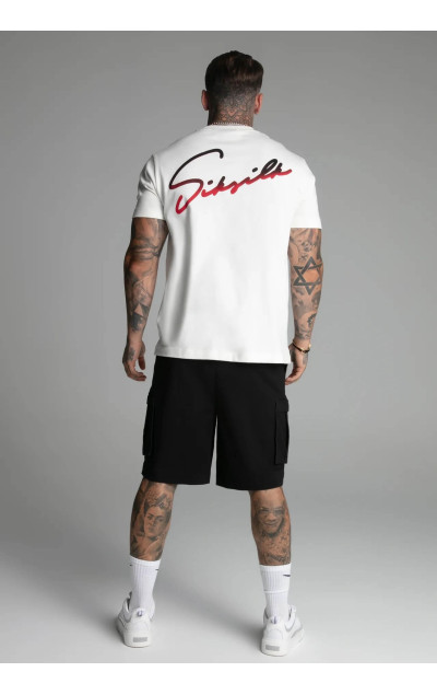 Sik Silk Black Cargo Shorts