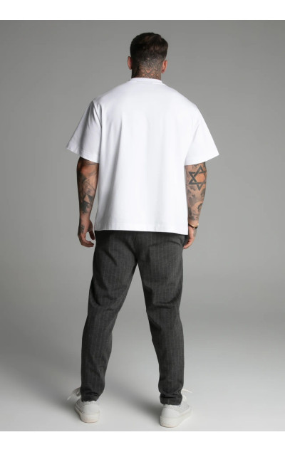 Sik Silk White Logo T-Shirt