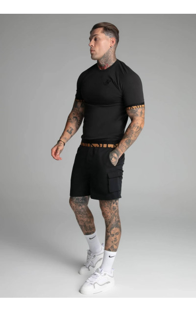 Sik Silk Black Tech T-Shirt