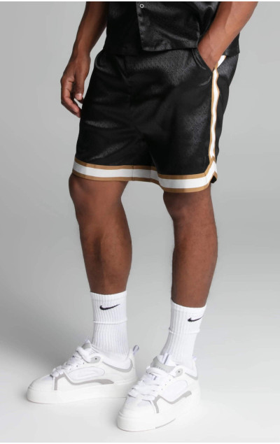 Sik Silk Black Resort Shorts