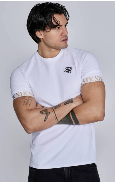Sik Silk White Tech T-Shirt
