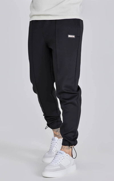 Sik Silk Black Smart Cargo Joggers