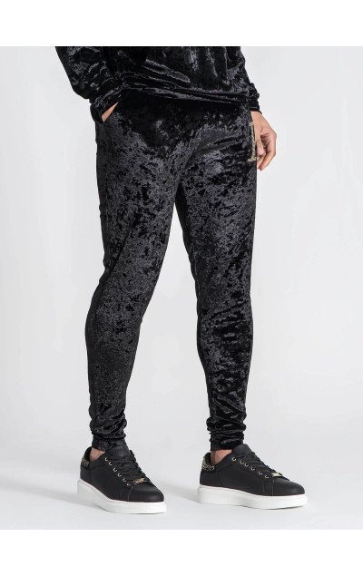 Gianni Kavanagh Black K Velvet Joggers