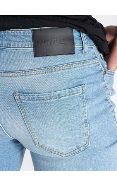 Gianni Kavanagh Light Blue Rebel Ripped Jeans