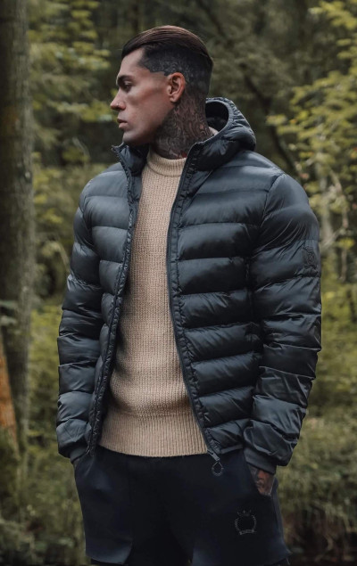 Sik Silk Blue Bubble Jacket