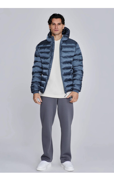 Sik Silk Blue Bubble Jacket