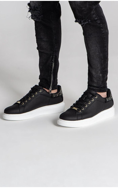 Gianni Kavanagh Pánske Čierne Tenisky Crystal Fade Sneakers