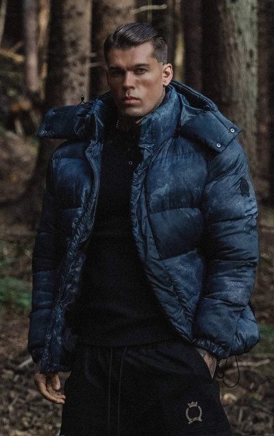 Sik Silk Pánska Sivá Bunda Puffer