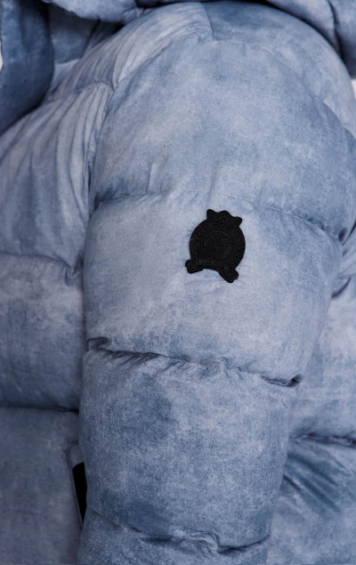 Sik Silk Pánska Svetlosivá Bunda Puffer