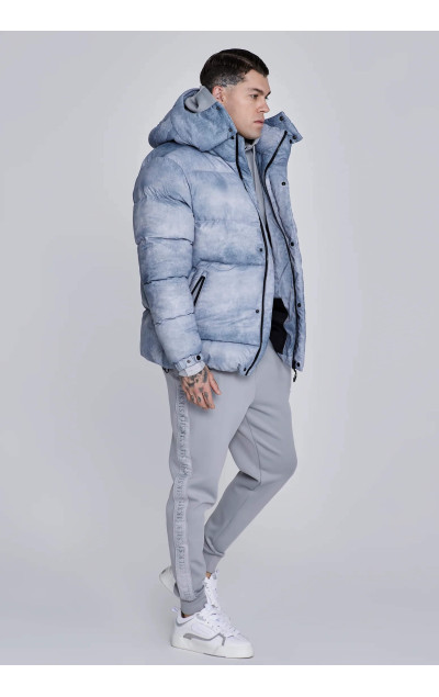 Sik Silk Pánska Svetlosivá Bunda Puffer