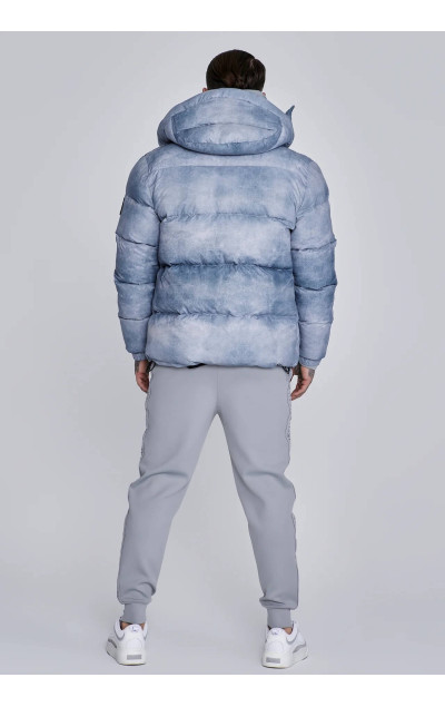 Sik Silk Pánska Svetlosivá Bunda Puffer