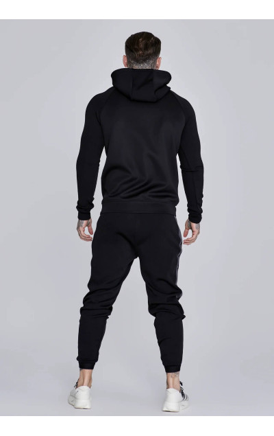 Sik Silk Pánská Černá Tepláková Souprava Muscle Fit