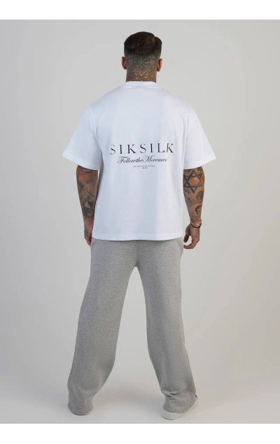 Sik Silk White Graphic T-Shirt