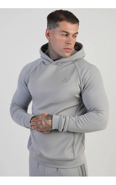 Sik Silk Pánska Sivá Tepláková Súprava Muscle Fit