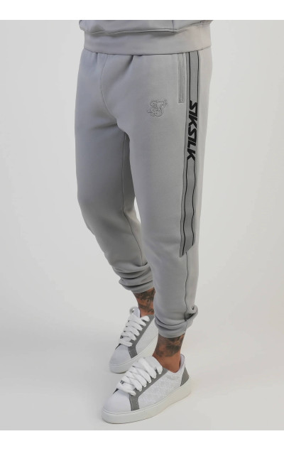 Sik Silk Męski Szary Dres Muscle Fit