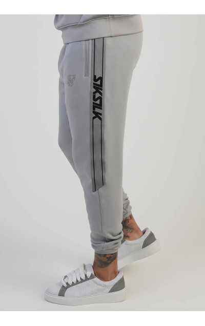 Sik Silk Grey Muscle Fit Hoodie and Joggers Set