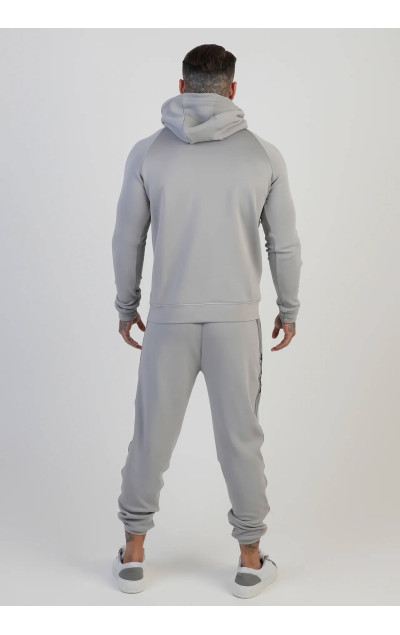 Sik Silk Męski Szary Dres Muscle Fit