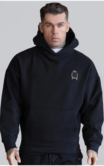 Sik Silk Black Pullover Hoodie