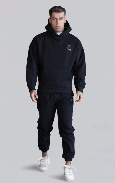 Sik Silk Pánská Černá Mikina Pullover