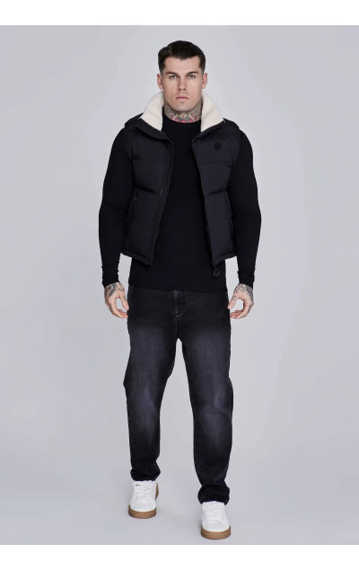 Sik Silk Pánská Černá Vesta