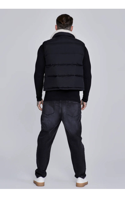 Sik Silk Black Gilet