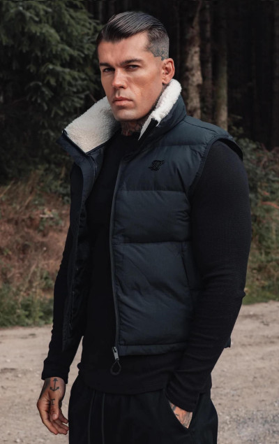 Sik Silk Black Gilet