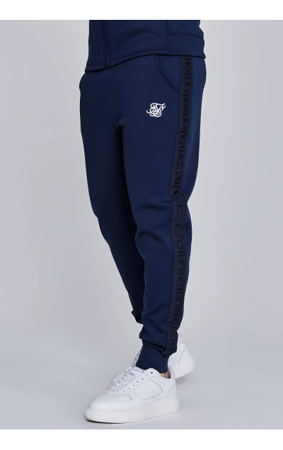 Sik Silk Navy Hoodie and Joggers Set