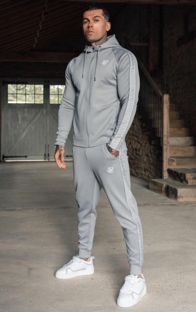 Sik Silk Grey Hoodie and Joggers Set