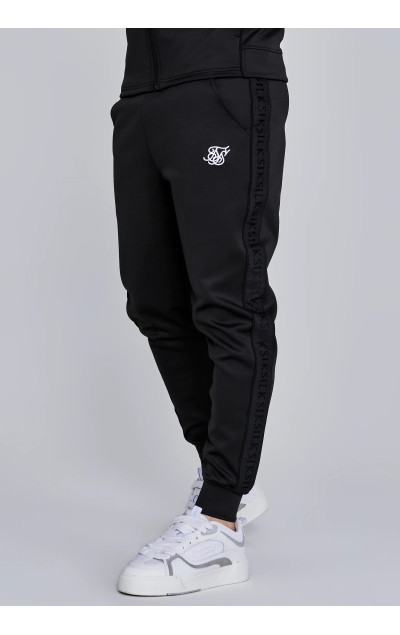 Sik Silk Black Hoodie and Joggers Set
