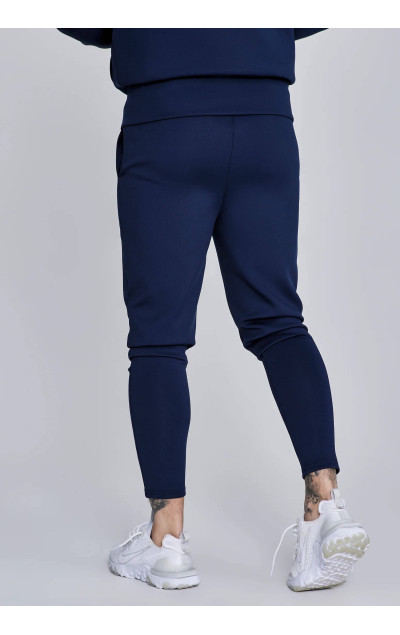 Sik Silk Pánské Modré Tepláky Essentials Poly