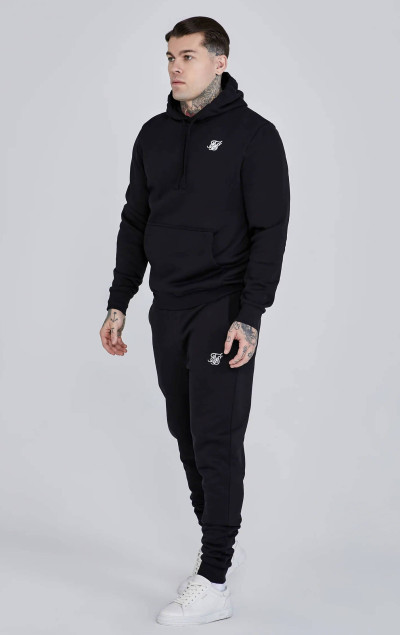 Sik Silk Férfi Fekete Melegítő Szett Essential Overhead