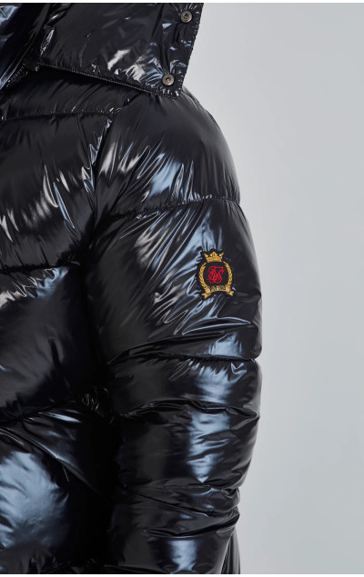 Sik Silk Férfi Fekete Pufi Kabát