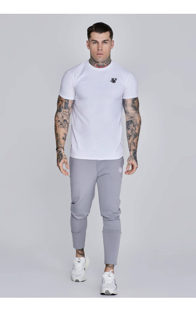 Sik Silk Pánské Šedé Tepláky Essentials Poly