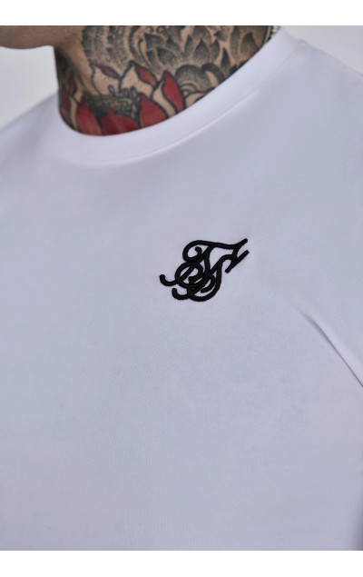 Sik Silk Herren Weißes T-Shirt Essentials