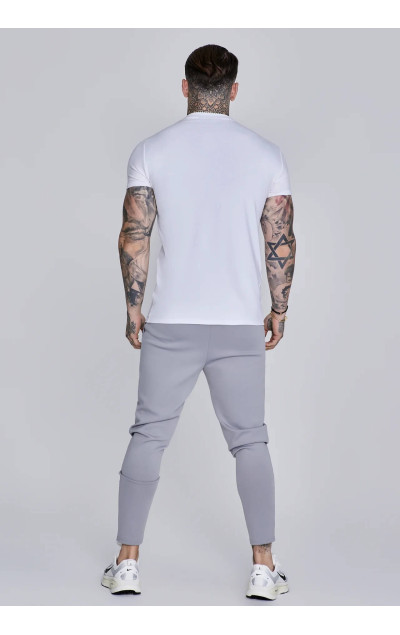 Sik Silk Tricou Alb pentru Bărbați Essentials