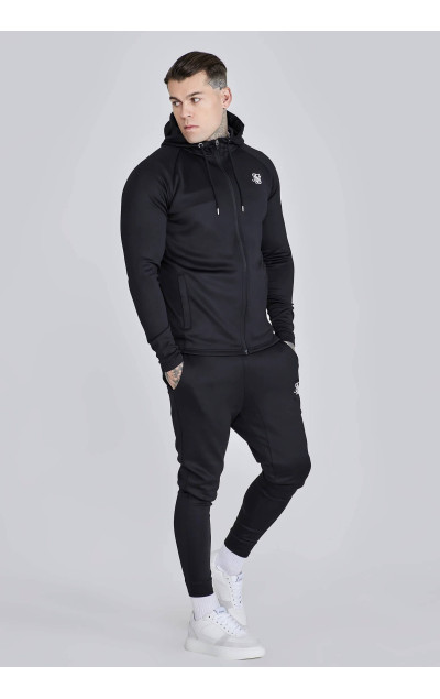 Sik Silk Black Essentials Hoodie and Joggers Set