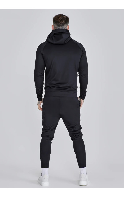 Sik Silk Męski Czarny Dres Essentials