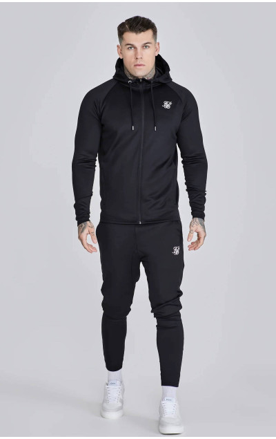 Sik Silk Pánská Černá Tepláková Souprava Essentials