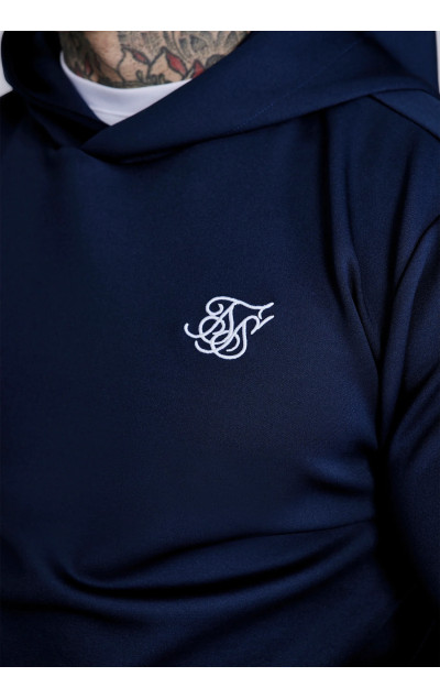 Sik Silk Męski Niebieski Dres Overhead Essentials