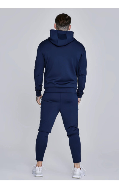 Sik Silk Męski Niebieski Dres Overhead Essentials