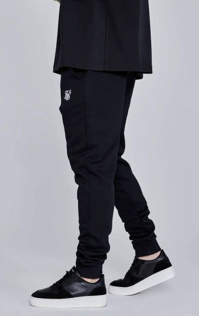 Sik Silk Black Essentials Joggers