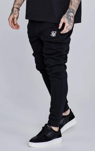 Sik Silk Pantaloni Sport Negri pentru Bărbați Essentials