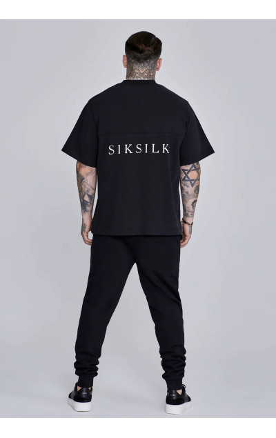 Sik Silk Black Essentials Joggers