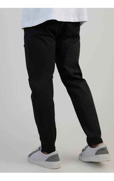 Sik Silk Men’s Black Smart Cargo Pants