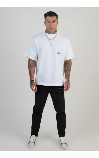 Sik Silk Men’s Black Smart Cargo Pants