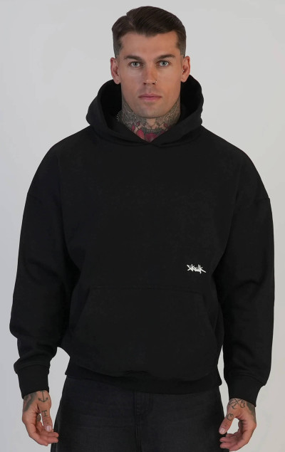 Sik Silk Black Graphic Hoodie