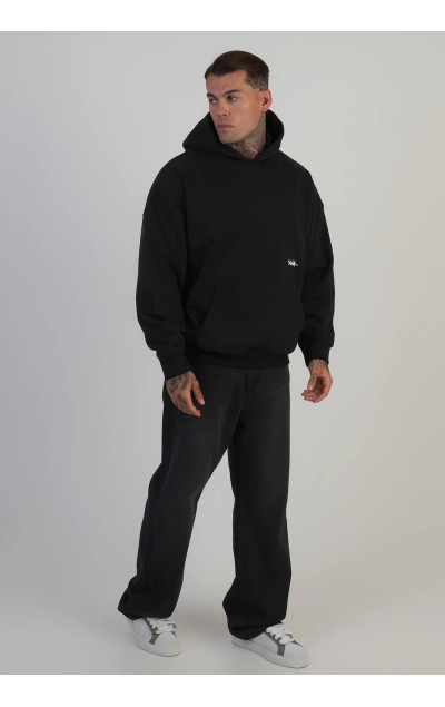 Sik Silk Hanorac Negru Graphic Pentru Bărbați