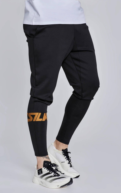 Sik Silk Black Black Dynamic Joggers
