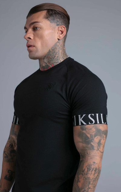Sik Silk Men’s Black Tech T-Shirt